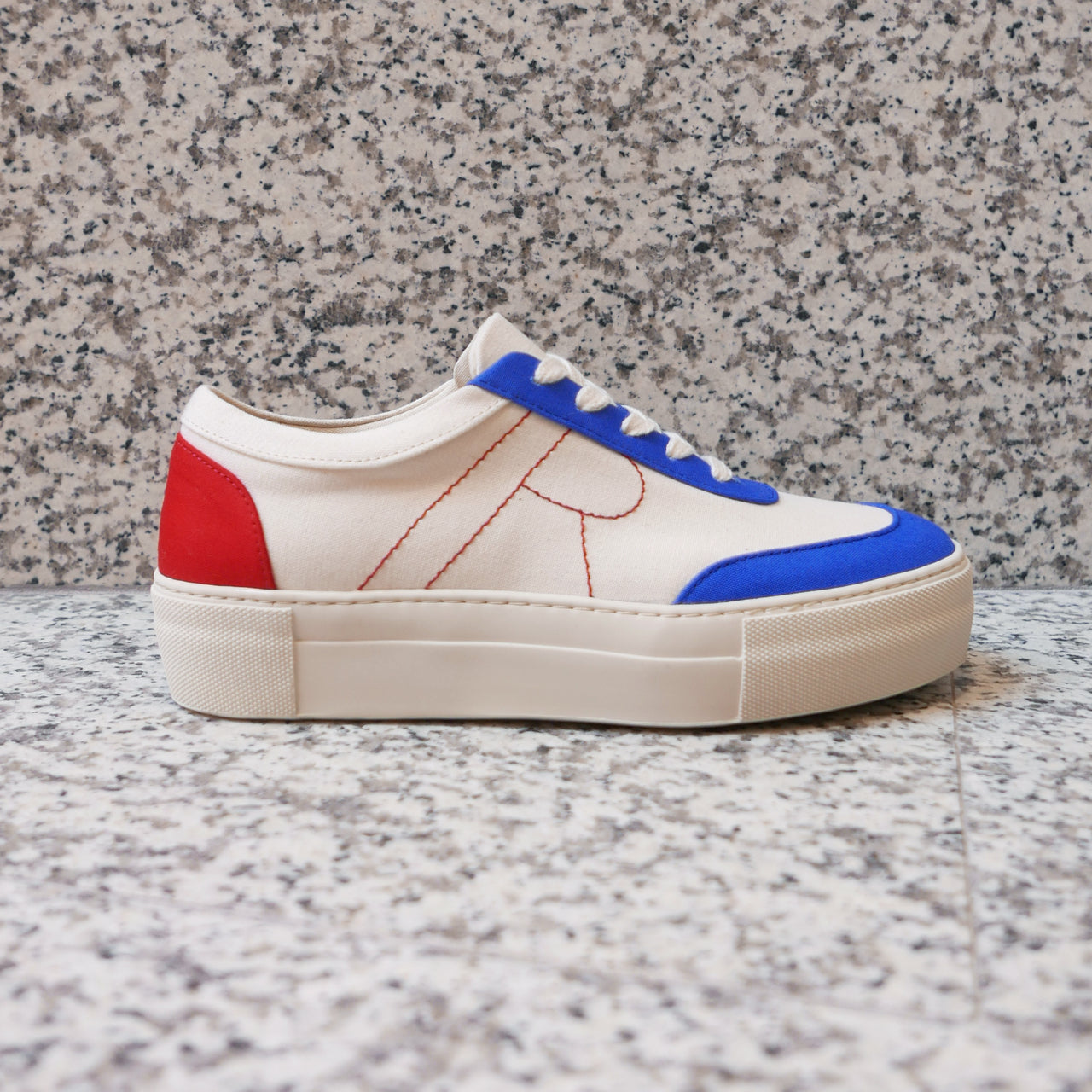 Bailey Sneakers in Blue & Red