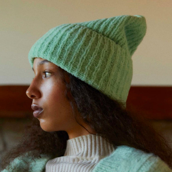 Suponji Knit Hat in Mint