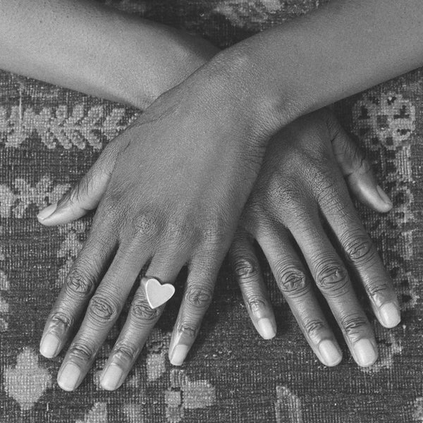 Heart Ring Silver
