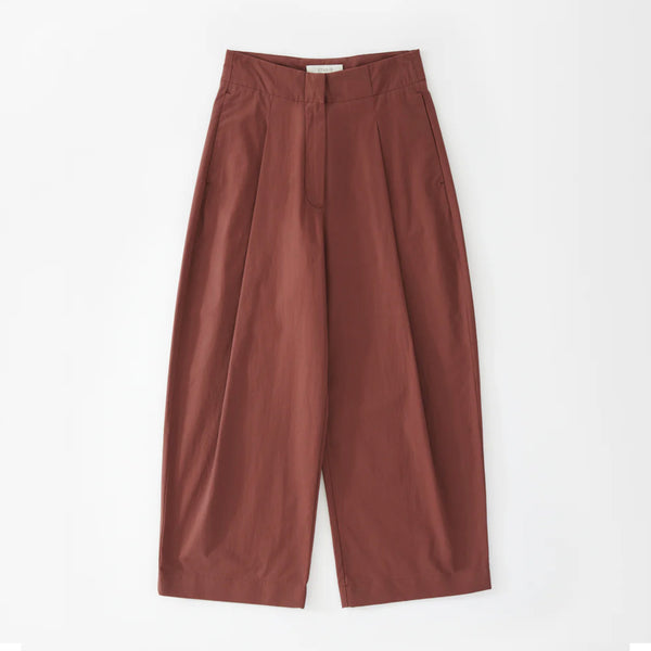 Dordoni Pants in Powder Cotton Chestnut