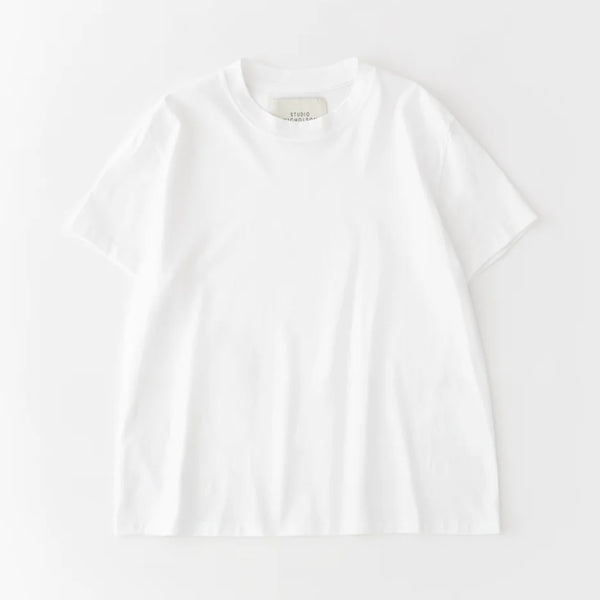Marine Cotton T-Shirt in Optic White