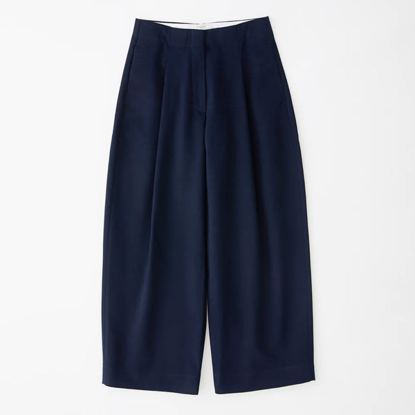Dordoni Volume Pant in Cotton Dark Navy