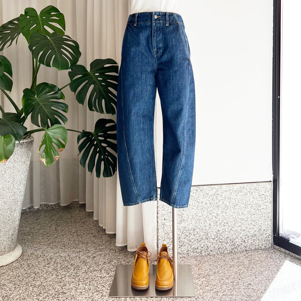 Akerman Twist Seam Pant in Washed Denim Indigo