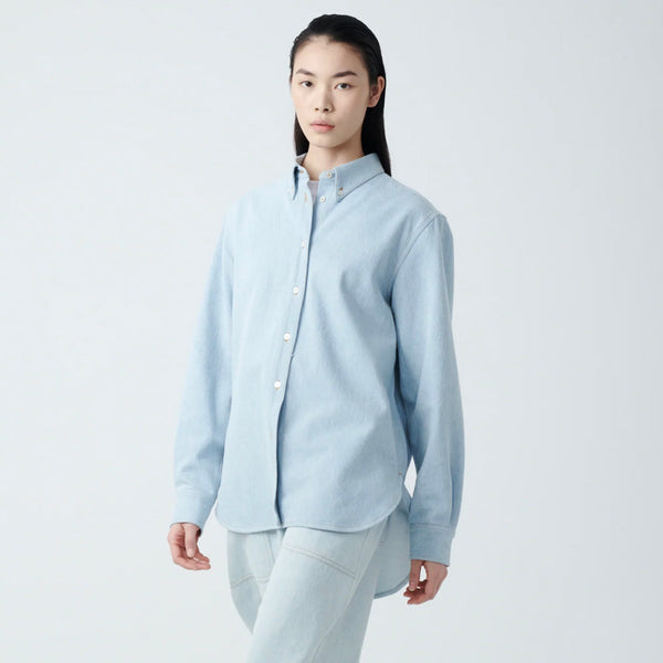 Bissett Denim Shirt in Ice Blue