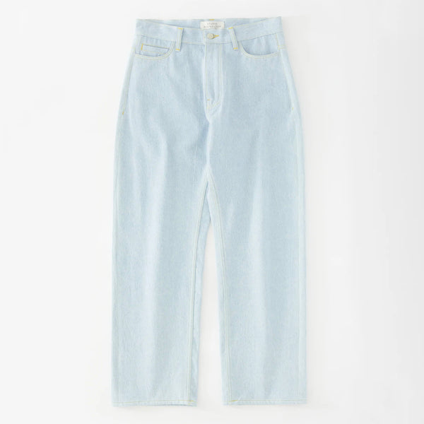 Ruthe Selvedge Denim Trousers in Ice Blue