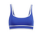 Ege Bikini Top in Ultramarine & Avorio