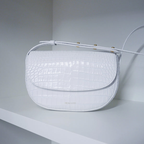 Swing Bag Croc-Effect White