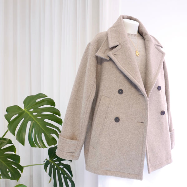 Carew Wool Jacket in Casha