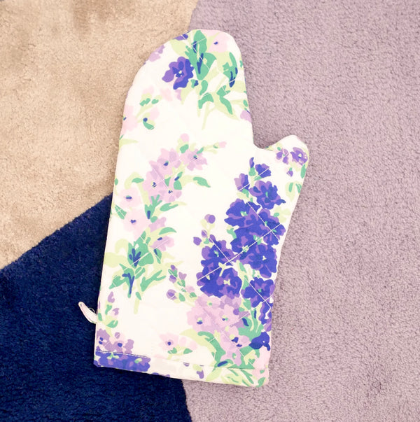 Batsheva x Laura Ashley Oven Mitt in Stocks Floral Print