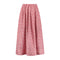 George Linen Skirt in Red Gingham